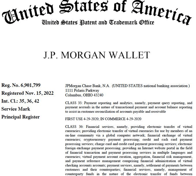 JP Morgan Wallet
